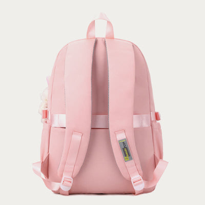 Backpack For Women Plaid Pattern Bright Color Simple Schoolbag