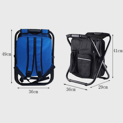 Cooler Bag For Outdoor Camping Multiple Function Foldable Beach Chair