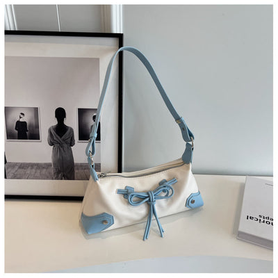 Shoulder Bag For Women Light Color Vegan Leather Daily Purse