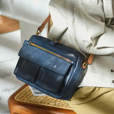 Handmade Crossbody Bag For Women Multi Pocket Fashion Daily Bag