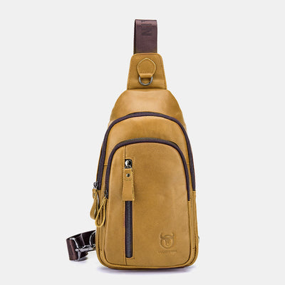 Genuine Leather Large Capacity Anti-theft Sling Bag