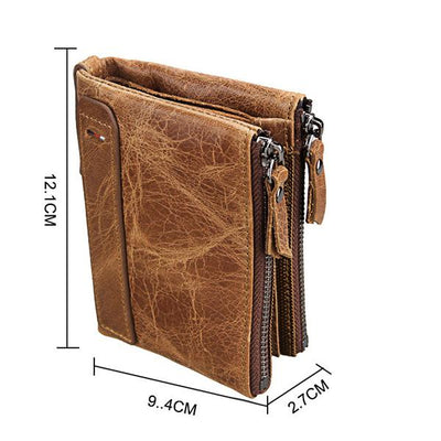 Men's Genuine Leather RFID Wallet