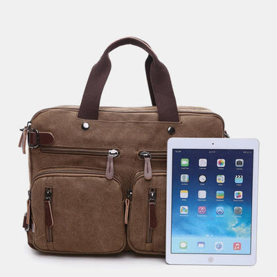 3 Way-Use Large Capacity British Style Briefcase