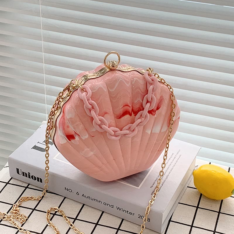 Crossbody Bag For Women Light Color Lovely Acrylic Chain Bag