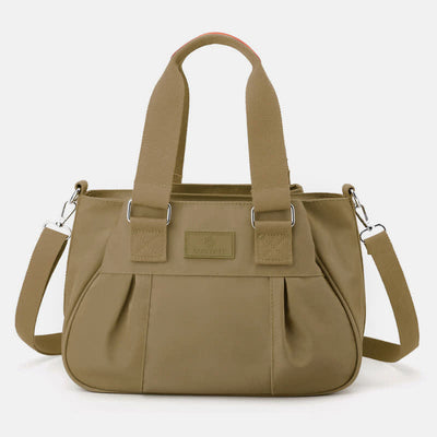 Triple Layer Nylon Purses for Women Top Handle Satchel Crossbody Bag