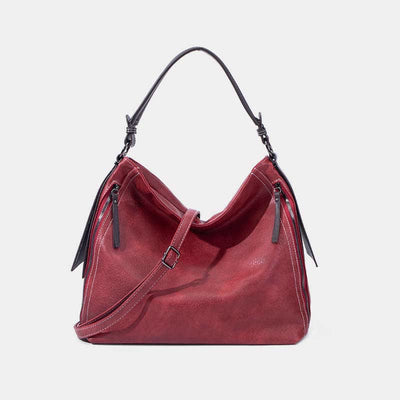 Retro Handbag for Women Large Designer Ladies Hobo Bag Leather Bucket Purse