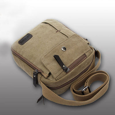 Multifunctional Waterproof Canvas Crossbody Bag