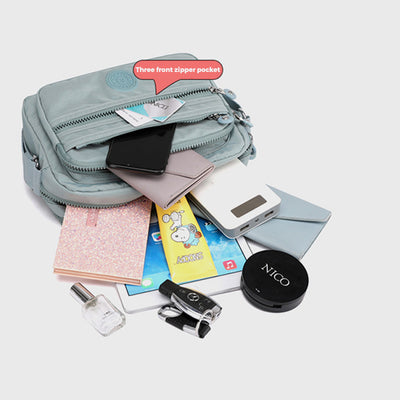 Multi-Pocket Lightly Design Casual Crossbody Bag