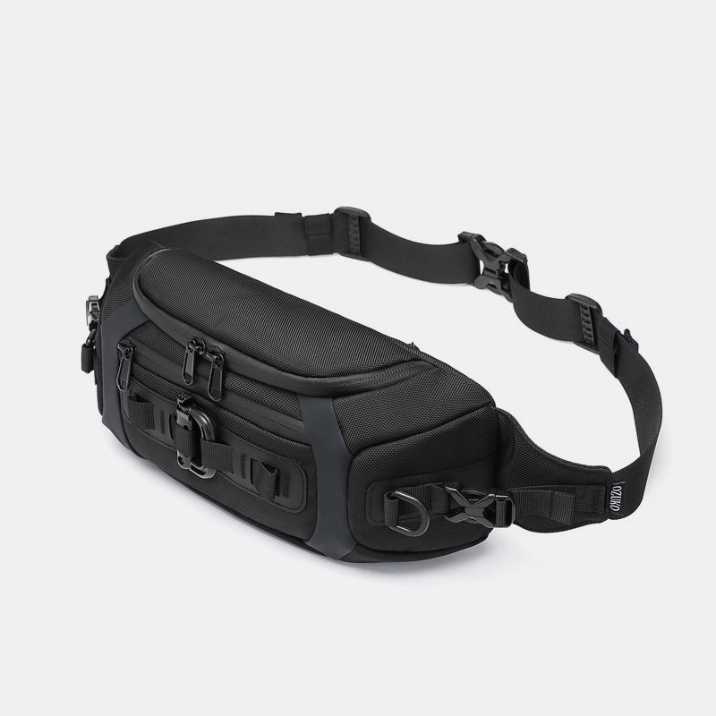 Multifunction Crossbody Bag Waist Pack for Men Multi Pocket Chest Bag