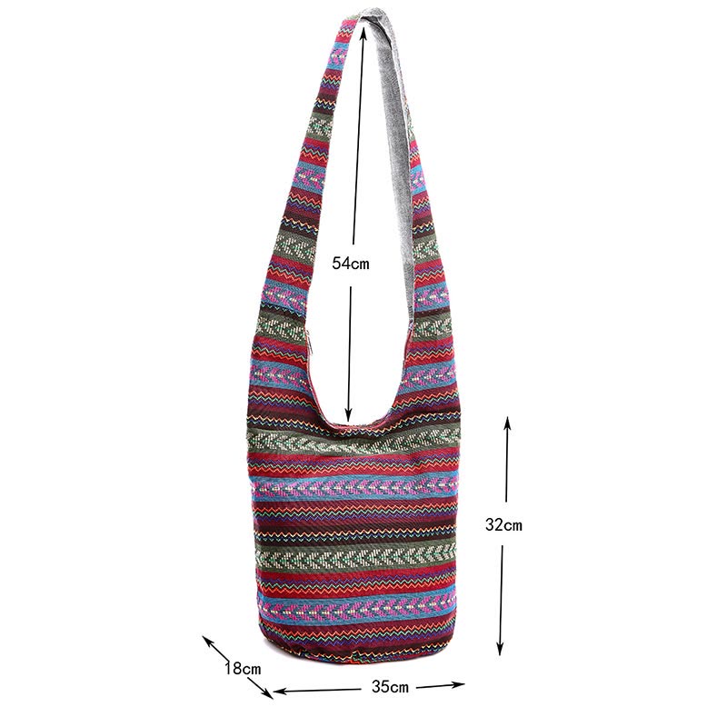 Shoulder bag for Women Vintage Canvas Daily Shopping Crossbody Bag