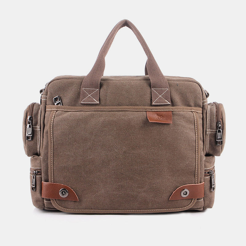 Large Capacity British Style Messenger Bag