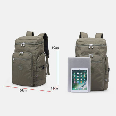 Large Capacity Travel Backpack Waterproof Lightweight 75L Daypack Nylon Backpack