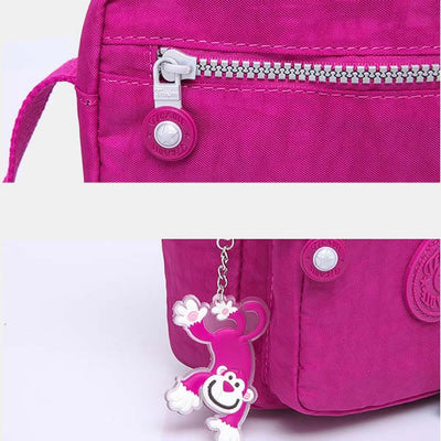 Lightweight Waterproof Small 3 Zip Crossbody Shoulder Bag