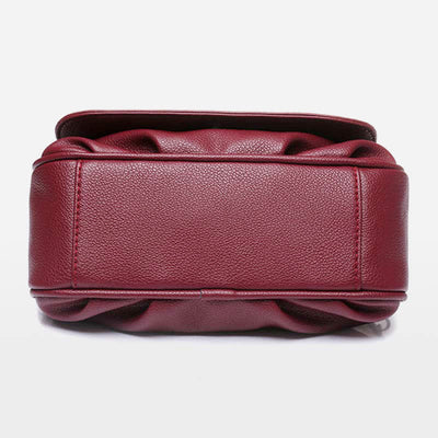 Fashion Rehinestone Shoulder Bag for Women Leather Satchel Crossbody Bag