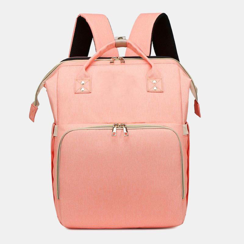 Diaper Bag Portable Travel Backpack with Changing Pad USB Charging