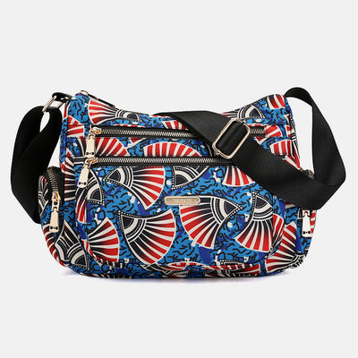 Lightweight Flower Printed Crossbody Bag