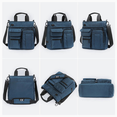Large Capacity Scalable Multi-Pocket Crossbody Bag