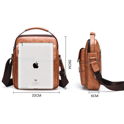 Men's Multi-pocket Business Messenger Bag