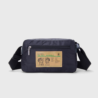 Messenger Bag For Men Multi Pocket Lightweight Oxford Crossbody Bag