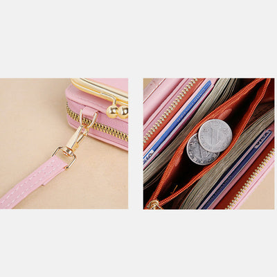 Small Crossbody Cell Phone Purse for Women Mini Shoulder Bag Wallet
