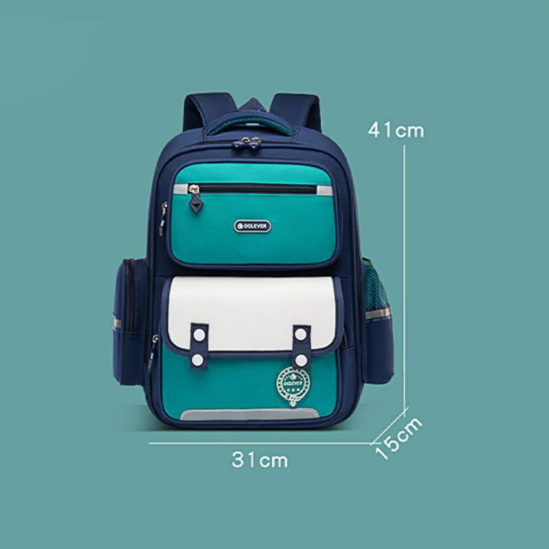 Backpack For Kids Spine Protection Breathable Large Rolling Schoolbag