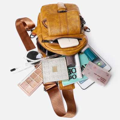 Small Crossbody Purse Waist Bag for Women Leathe Sling Bag