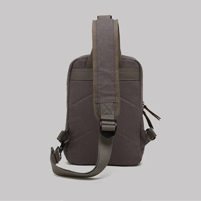 Sling Bag For Men Canvas Retro Sports Crossbody Chese Bag