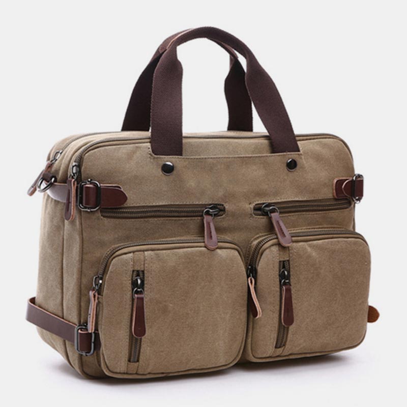 3 Way-Use Large Capacity British Style Briefcase