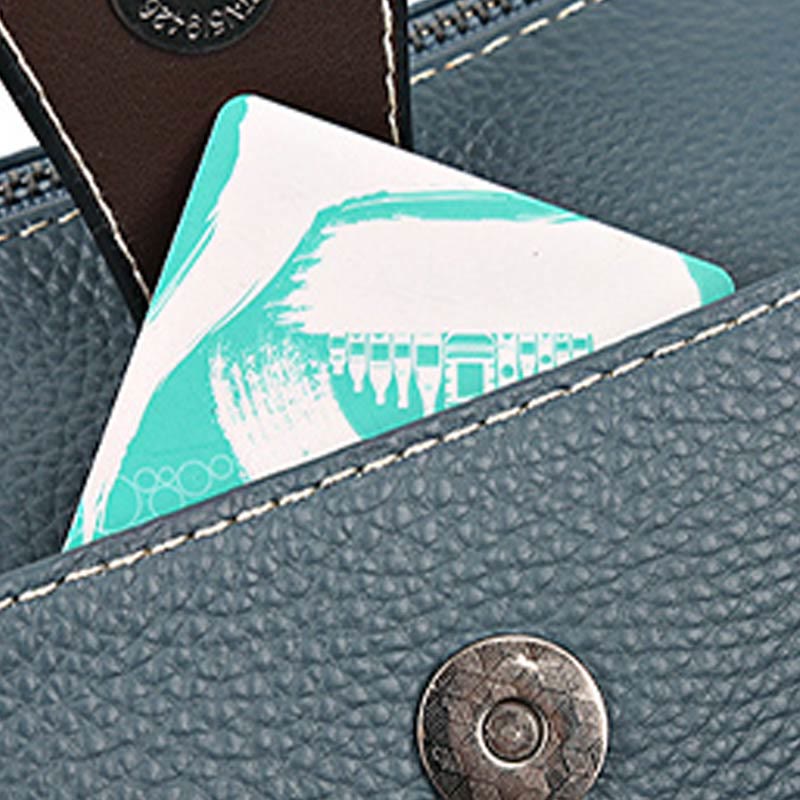 Retro Lady Underarm Bag Wide Strap Simple Women Crossbody Bag