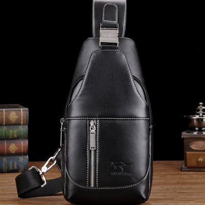 Men Casual Travel Crossbody Chest Sling Bag One Shoulder Strap Bag