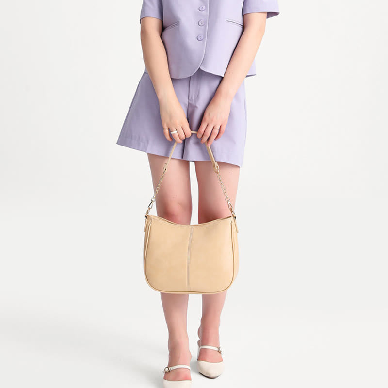 Shoulder Bag For Women Double Strape Elegant PU Leather Bag