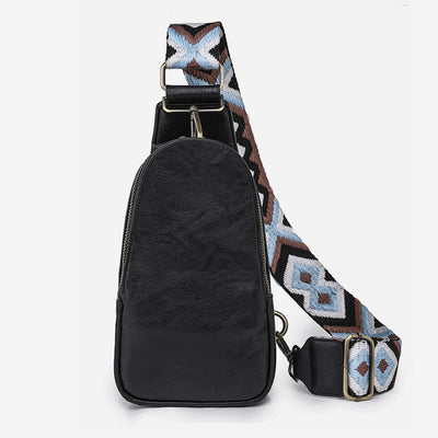 Sling Bag For Women Lightweight Wide Straps Leather Shopping Bag