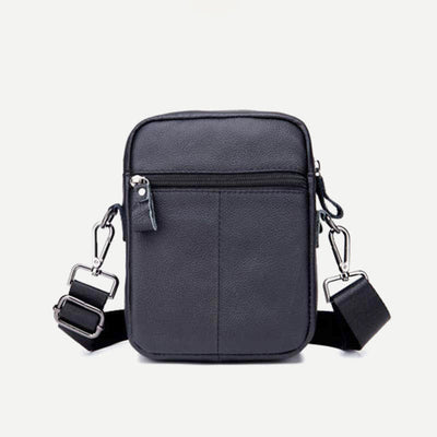 Genuine Leather Crossbody Bag for Men Messenger Bag Shoulder Bag