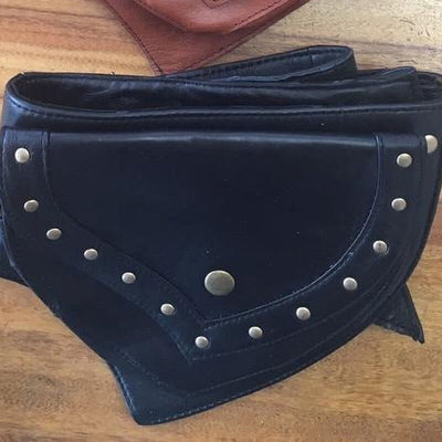 Waist Bag For Women Vintage Outdoor Sports Riveted Belt Bag
