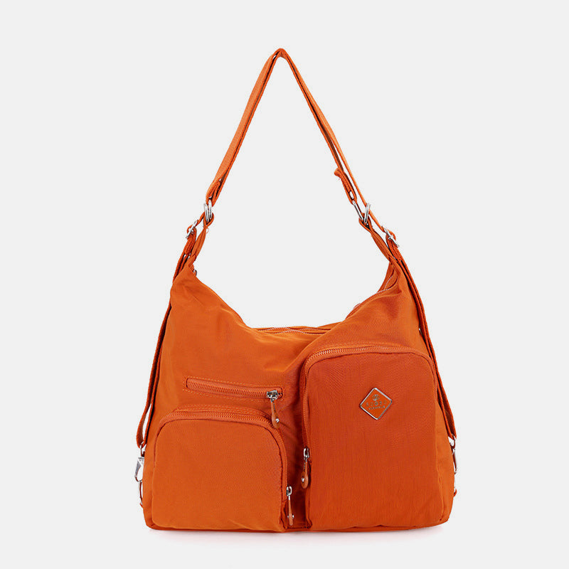 Nylon Hobo Handbags Convertible Backpack Crossbody Shoulder Bag