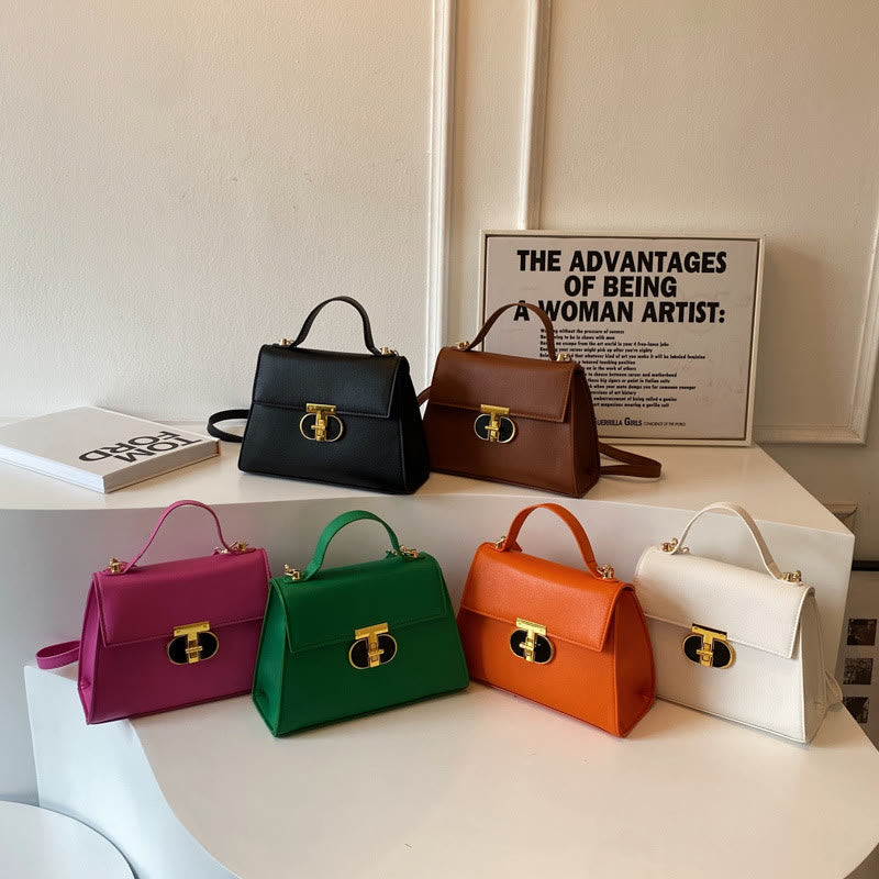 Mini Classic Handbag Women Pure Leather Crossbody Dating Purse