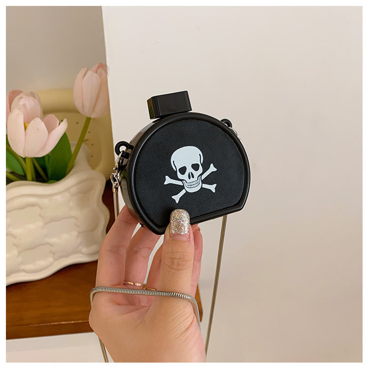 Mini Crossbody Bag For Women With Mirror Funny Cartoon Bag