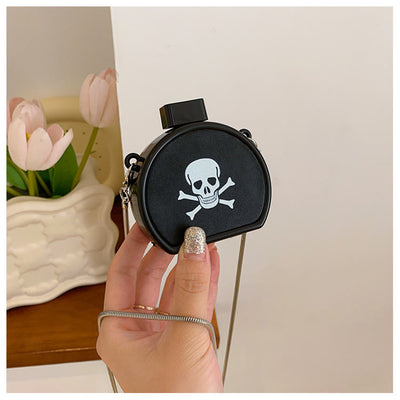 Mini Crossbody Bag For Women With Mirror Funny Cartoon Bag