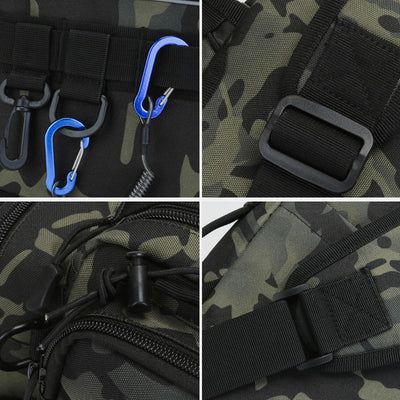 Multifunctional Large Capacity Waterproof Fishing Hiking Waist Bag Crossbody Bag