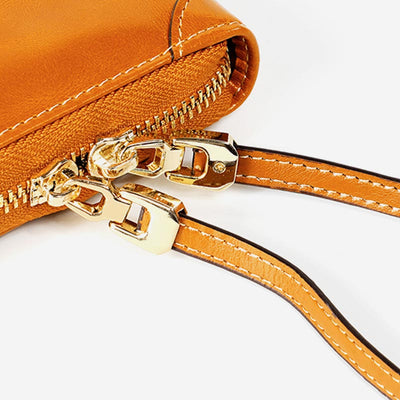 Small Bifold Zip Around Wallet RFID Blocking with Card Holder Coin Purse
