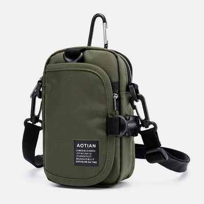 Waterproof Multifunction Solid Crossbody Bag