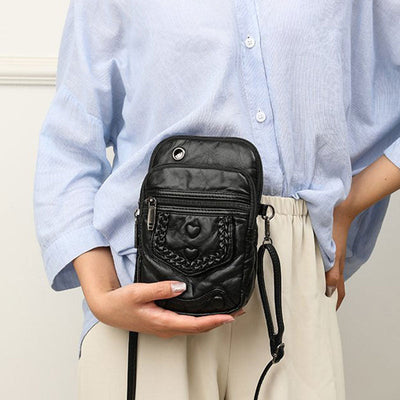 Large Capacity Retro Mobile Phone Bag Crossbody Bag