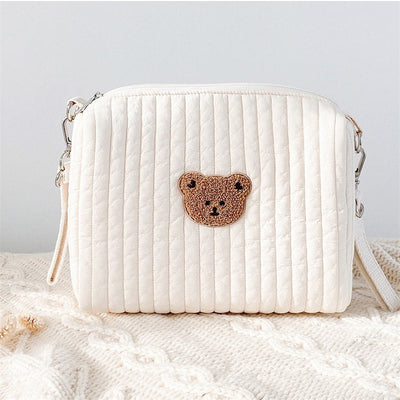 Embroidery Cotton Baby Diaper Bag Organizer Pouch Travel Mommy Bag