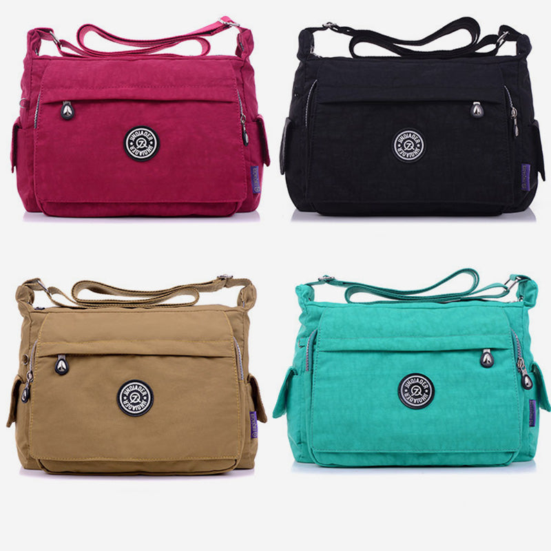 Large Capacity Waterproof Nylon Crossbody Bag