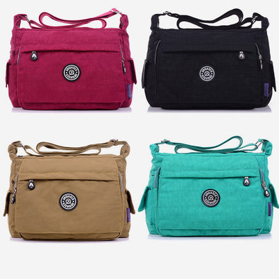 Large Capacity Waterproof Nylon Crossbody Bag