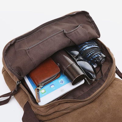 Messenger Bag For Men Daily Use Leisure Travel Crossbody Bag