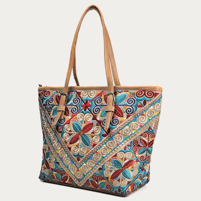 Tote Bag For Women Large Ethnic Style Pattern Printing Bag