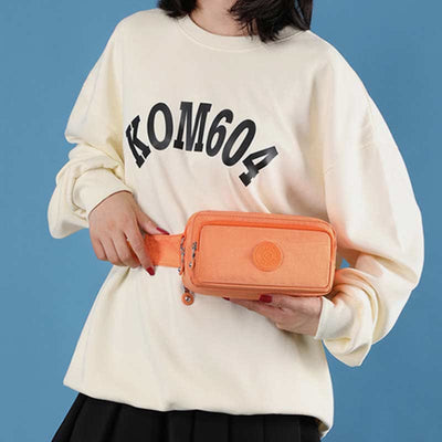 Lightweight Waterproof Waist Bag for Women with Crossbody Strap