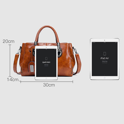 Classical Retro Multi-Pocket Handbag
