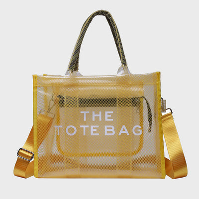Tote Bag For Women Large Capacity Transparent PVC Crossbody Beach Bag